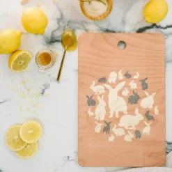 Iveta Abolina Nordic Bunny Cutting Board - Deny Designs