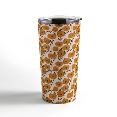 Alison Janssen Boho Poppies Travel Mug 20 Oz Stainless Steel Travel Mug - Deny Designs 6 Alison Janssen Boho Poppies Travel Mug 20 Oz Stainless Steel Travel Mug - Deny Designs - Image 4
