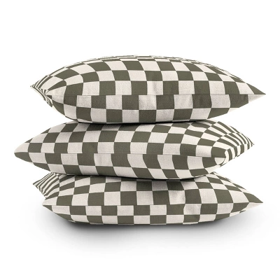 26"x26" Deny Designs Carey Copeland Checker Outdoor Throw Pillow Green 5 26"x26" Deny Designs Carey Copeland Checker Outdoor Throw Pillow Green - Image 3