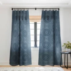 Little Arrow Design Co Boho Sun And Stars Dark Blue Single Panel Sheer Window Curtain - Deny Designs -Deny Designs Shop GUEST a09fbcaf f093 4a8e b8ca 75308c1f0521