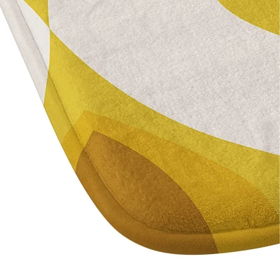 34"x21" Alisa Galitsyna Ornaments Memory Foam Bath Mat Yellow - Deny Designs 4 34"x21" Alisa Galitsyna Ornaments Memory Foam Bath Mat Yellow - Deny Designs - Image 2