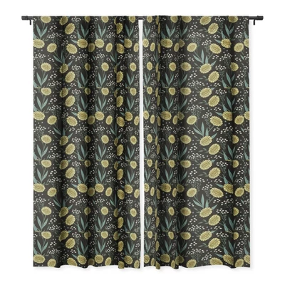 Avenie Dandylion 64" X 50" Single Panel Room Darkening Window Curtain - Society6 4 Avenie Dandylion 64" X 50" Single Panel Room Darkening Window Curtain - Society6 - Image 2