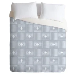 Little Arrow Design Co Nordic Winter Blue Duvet Cover Set Blue - Deny Designs -Deny Designs Shop GUEST a1a1e870 91d6 4d09 bf8d 250528ea98b1