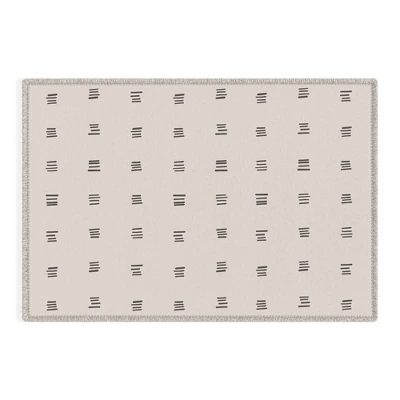 Urban Wild Studio Desert Check Small Charcoal Outdoor Rug - Deny Designs 7 Urban Wild Studio Desert Check Small Charcoal Outdoor Rug - Deny Designs - Image 5