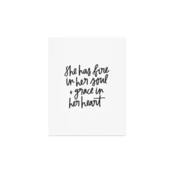 Chelcey Tate Grace In Her Heart Art Print Unframed Wall Poster White - Deny Designs -Deny Designs Shop GUEST a2032fed dde6 4085 ad90 da5ca2aed4d3