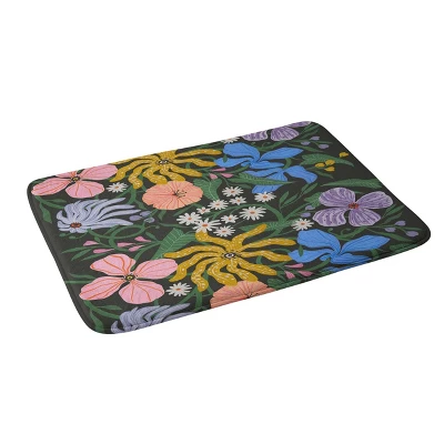 Megan Galante Merrick Floral Memory Foam Bath Mat - Deny Designs 3 Megan Galante Merrick Floral Memory Foam Bath Mat - Deny Designs