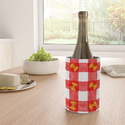 Adrianne Gingham Pasta Wine Chiller 3 Adrianne Gingham Pasta Wine Chiller