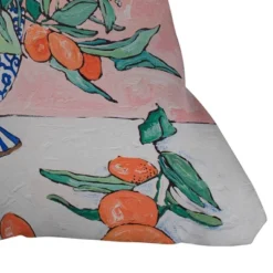 16"x16" Lara Lee Meinties California Summer Bouquet Ora Square Throw Pillow Pink - Deny Designs 6 16"x16" Lara Lee Meinties California Summer Bouquet Ora Square Throw Pillow Pink - Deny Designs -Deny Designs Shop GUEST a3877ecc 8719 4b54 978f 5f4737eed094