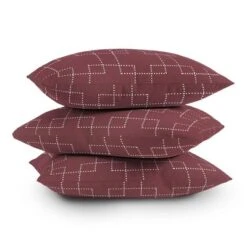20"x20" Oversize Summer Sun Home Art Embrace Berry Square Throw Pillow Maroon - Deny Designs -Deny Designs Shop GUEST a401386e 6e2b 4b90 8e0a e6f9aec1f8ac