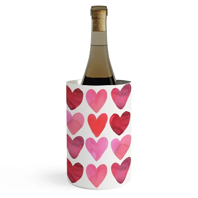 Amy Sia Heart Watercolor Wine Chiller - Deny Designs 4 Amy Sia Heart Watercolor Wine Chiller - Deny Designs - Image 2