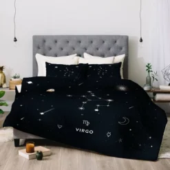Cuss Yeah Designs Virgo Star Constellation Comforter Set - Deny Designs -Deny Designs Shop GUEST a56601de b940 471c aa2e 9837c6de6cce