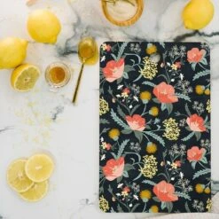 Heather Dutton Poppy Meadow Midnight Cutting Board - Deny Designs