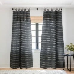 Holli Zollinger ADOBO MUDCLOTH DARK Single Panel Sheer Window Curtain - Deny Designs -Deny Designs Shop GUEST a793a0c4 7c0b 44e7 8b2c 00a42c690f45