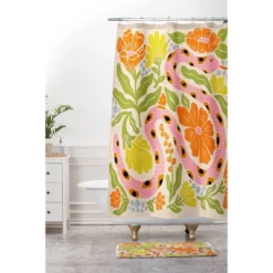 Deny Designs Jaclyn Caris Snake In The Garden Shower Curtain -Deny Designs Shop GUEST a8f4b9b2 1f96 4d2c a1f0 a0b9eb8813c5