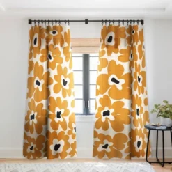 Miho Spring Summer Garden Single Panel Sheer Window Curtain - Deny Designs -Deny Designs Shop GUEST a94f6b54 6d76 4ba3 959f b5574102dec1