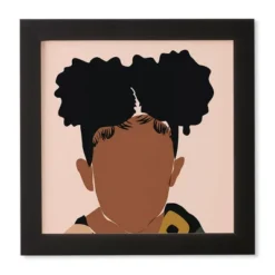Domonique Brown Two Puffs Framed Wall Art Black - Deny Designs -Deny Designs Shop GUEST aa18ebf5 38c0 4288 b036 299565be1b5c