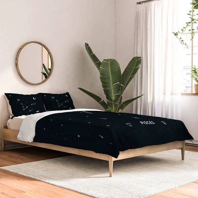 Cuss Yeah Designs Pisces Star Constellation Comforter Set - Deny Designs 3 Cuss Yeah Designs Pisces Star Constellation Comforter Set - Deny Designs