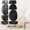 Mid Century Modern Circles Shower Curtain Black/White - Deny Designs -Deny Designs Shop GUEST ab2add5e a3b5 4f4e b8c2 9f6bcffd18d2