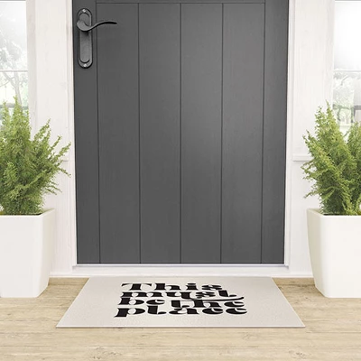 DirtyAngelFace This Must Be The Place Looped Vinyl Welcome Mat - Society6 3 DirtyAngelFace This Must Be The Place Looped Vinyl Welcome Mat - Society6