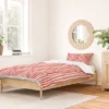 Deny Designs Fimbis Living Coral Stripes Duvet Cover Set White -Deny Designs Shop GUEST ab982e0e fc75 46a7 8706 996da6a894df