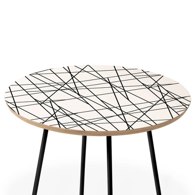Gabriela Fuente Architecture Side Round Table Black - Deny Designs 3 Gabriela Fuente Architecture Side Round Table Black - Deny Designs