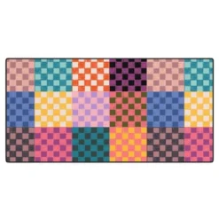 Schatzi Brown Alice Check Multi Desk Mat - Deny Designs