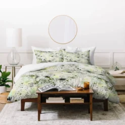 Ninola Design Ink Splatter Lime Banana Duvet Cover & Sham Set - Deny Designs -Deny Designs Shop GUEST abe0cf78 2b56 43fd 8f99 00dde333522c