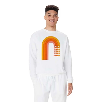 Circa78Designs Sweetheart Rainbow Sweatshirt - Deny Designs 3 Circa78Designs Sweetheart Rainbow Sweatshirt - Deny Designs - Image 2