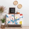 Maritza Lisa White Springs Florals Credenza - Deny Designs