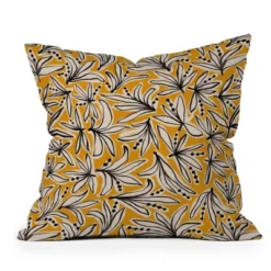 Alisa Galitsyna Lily Flower Outdoor Throw Pillow Yellow - Deny Designs -Deny Designs Shop GUEST acfb21a3 82ae 45d1 b995 72af49242013