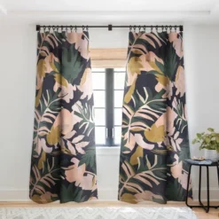 Marta Barragan Camarasa Abstract Nature Tropical 34 Single Panel Sheer Window Curtain - Deny Designs -Deny Designs Shop GUEST ad541685 1f37 41c6 a826 ad336fc7675c