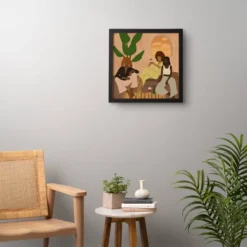 Nawaalillustrations Home Framed Wall Art Black - Deny Designs -Deny Designs Shop GUEST ad5bb5a4 96b6 4b6d 8587 248199b0a9ee