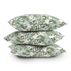 Dash And Ash Climbing Monstera Square Throw Pillow Green/White - Deny Designs -Deny Designs Shop GUEST adc0bc95 5dbf 4079 bb01 7c95d71fdc08