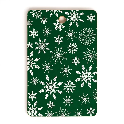 Iveta Abolina Silent Night Green Cutting Board Rectangle -Deny Designs 5 Iveta Abolina Silent Night Green Cutting Board Rectangle -Deny Designs - Image 3