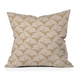 Iveta Abolina Pecan Cranes Cream Outdoor Throw Pillow Brown - Deny Designs -Deny Designs Shop GUEST aec21fee 1c02 45fe b5c1 ae5413c4dfd3