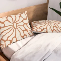 Deny Designs DorisciciArt Mid-Century Modern Floral D Duvet Cover Set Rust -Deny Designs Shop GUEST afa1e436 0c6c 4ad7 b08f 681fee8260c9