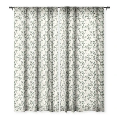 Holli Zollinger Floral Bloom Single Panel Sheer Window Curtain - Deny Designs 4 Holli Zollinger Floral Bloom Single Panel Sheer Window Curtain - Deny Designs - Image 2