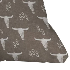 20"x20" Deny Designs Little Arrow Design Co Cow Skulls Outdoor Throw Pillow Taupe: UV Protected, Mildew Resistant 7 20"x20" Deny Designs Little Arrow Design Co Cow Skulls Outdoor Throw Pillow Taupe: UV Protected, Mildew Resistant -Deny Designs Shop GUEST b0d064c5 f2f4 4779 9bf8 e6def93c1b83