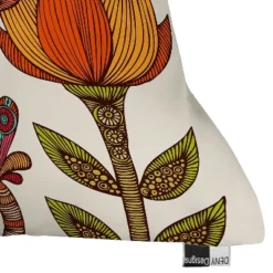 Pink Valentina Ramos In The Garden Throw Pillow (20"x20") - Deny Designs