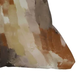 16"x16" Marta Barragan Camarasa Artistic Stroke Brush Square Throw Pillow - Deny Designs: Abstract Design, Indoor Decor, Removable Cover