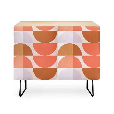 ThirtyOne Illustrations Plum And Tangerine Credenza - Deny Designs 5 ThirtyOne Illustrations Plum And Tangerine Credenza - Deny Designs - Image 3