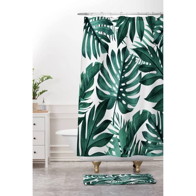 Gale Switzer Jungle Collective Bath Mat Green - Deny Designs 3 Gale Switzer Jungle Collective Bath Mat Green - Deny Designs