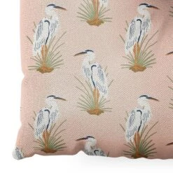 CoastL Studio Crane Peach Square Floor Pillow - Deny Desings -Deny Designs Shop GUEST b63bc11a 2879 4c91 9904 cf0191469880