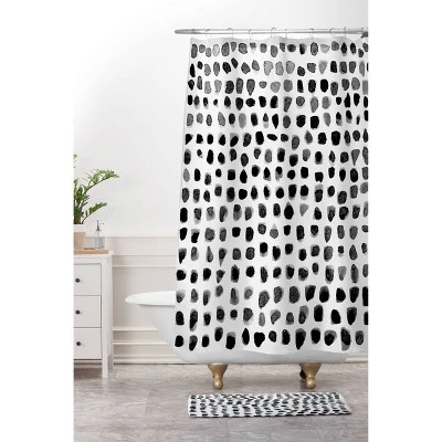 Summer Sun Home Art Dots Memory Foam Bath Mat White - Deny Designs 3 Summer Sun Home Art Dots Memory Foam Bath Mat White - Deny Designs