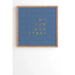 Orara Studio My Sun And Stars Bamboo Framed Wall Art - Deny Designs -Deny Designs Shop GUEST b929668d 273d 4703 8638 1084a89d4f08
