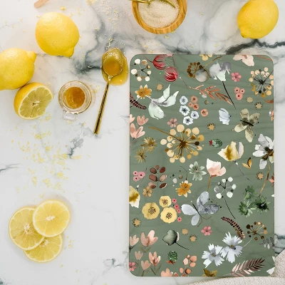 Ninola Design Wild Nature Countryside Green Cutting Board - Deny Designs 3 Ninola Design Wild Nature Countryside Green Cutting Board - Deny Designs