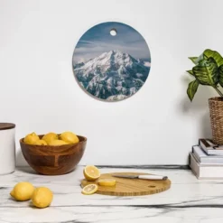 Hannah Kemp Denali Cutting Board - Round -Deny Designs Shop GUEST ba10d1b6 b262 4f99 9a68 9d081ea017aa