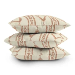 Little Arrow Design Co. Oceania Diamond Stripes Ginger Outdoor Throw Pillow Cream - Deny Designs -Deny Designs Shop GUEST bb506d8f 140f 4c89 bca9 a81b5819540b