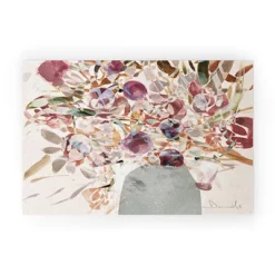 Dan Hobday Art Blooms I Welcome Mat - Society6 -Deny Designs Shop GUEST bb6610c4 8108 41e9 89f2 3dbd486aead4