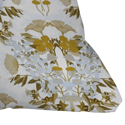 16"x16" Iveta Abolina Mushroom Garden Square Throw Pillow - Deny Designs: Abstract Design, Indoor Decor, Zippered 3 16"x16" Iveta Abolina Mushroom Garden Square Throw Pillow - Deny Designs: Abstract Design, Indoor Decor, Zippered